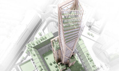 Kako u Londonu može izgledati supervisoka građevina drveta Oakwood Tower u gradu sa 80 spratova dizajniran od strane PLP Studia