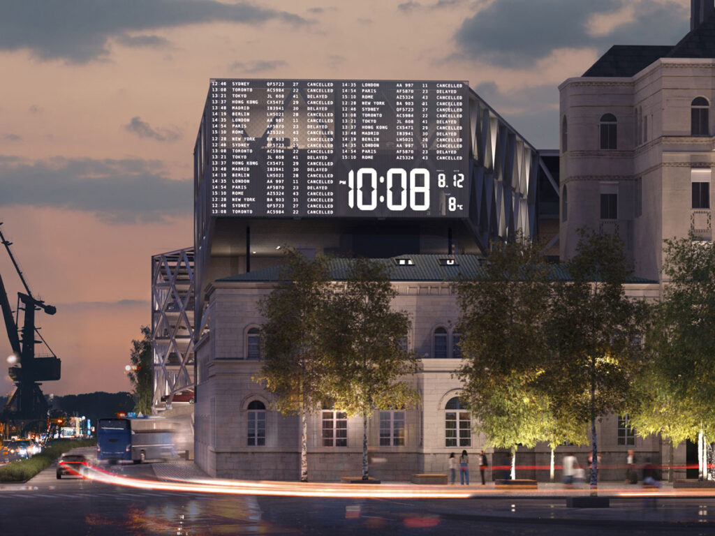 Autobusni terminal Žabica, Rijeka / projekt: 3LHD / 3D vizualizacija: 3LHD