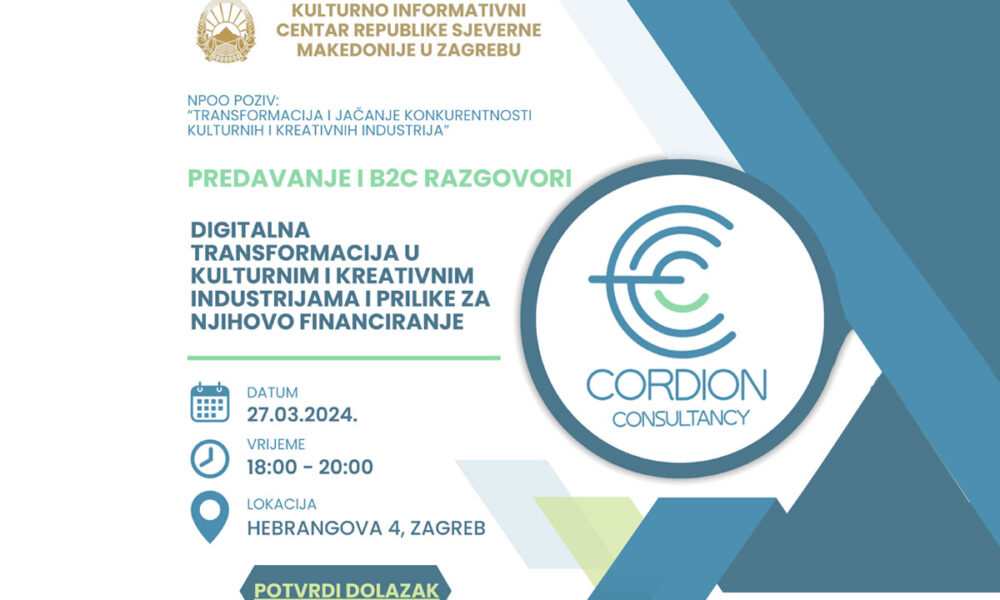 poziv na predavanje digitalna transformacija cordion consultancy