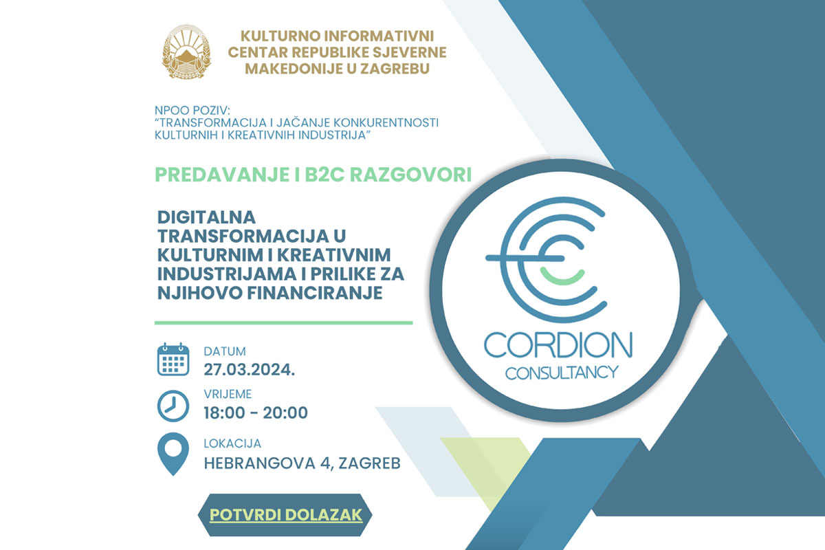 poziv na predavanje digitalna transformacija cordion consultancy