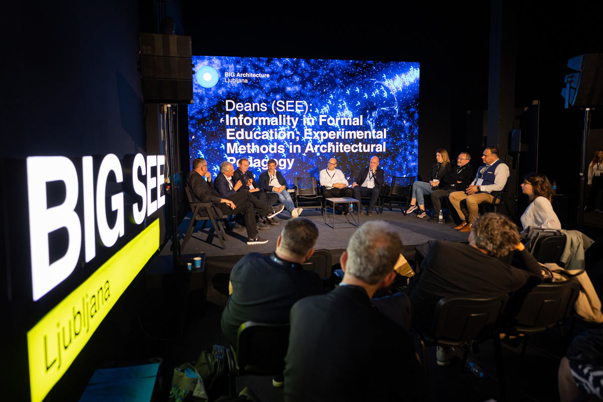 Panel na BIG Architecture Festivalu / foto: Klemen Kržić
