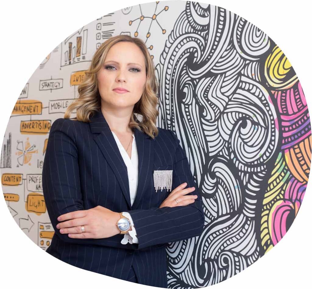 dr sc. Petra Mesarić, mag. ing. el. tech. inf. voditeljica projekta / photo: NeuroArt Design