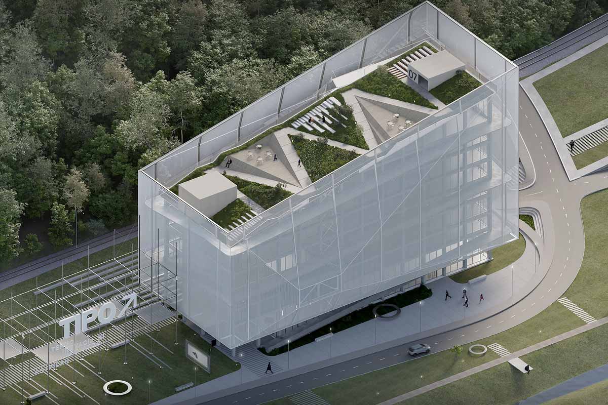 projekt: TIPO Tehnološko inovacijski inkubator u Istri / 3D vizualizacija: Albatross