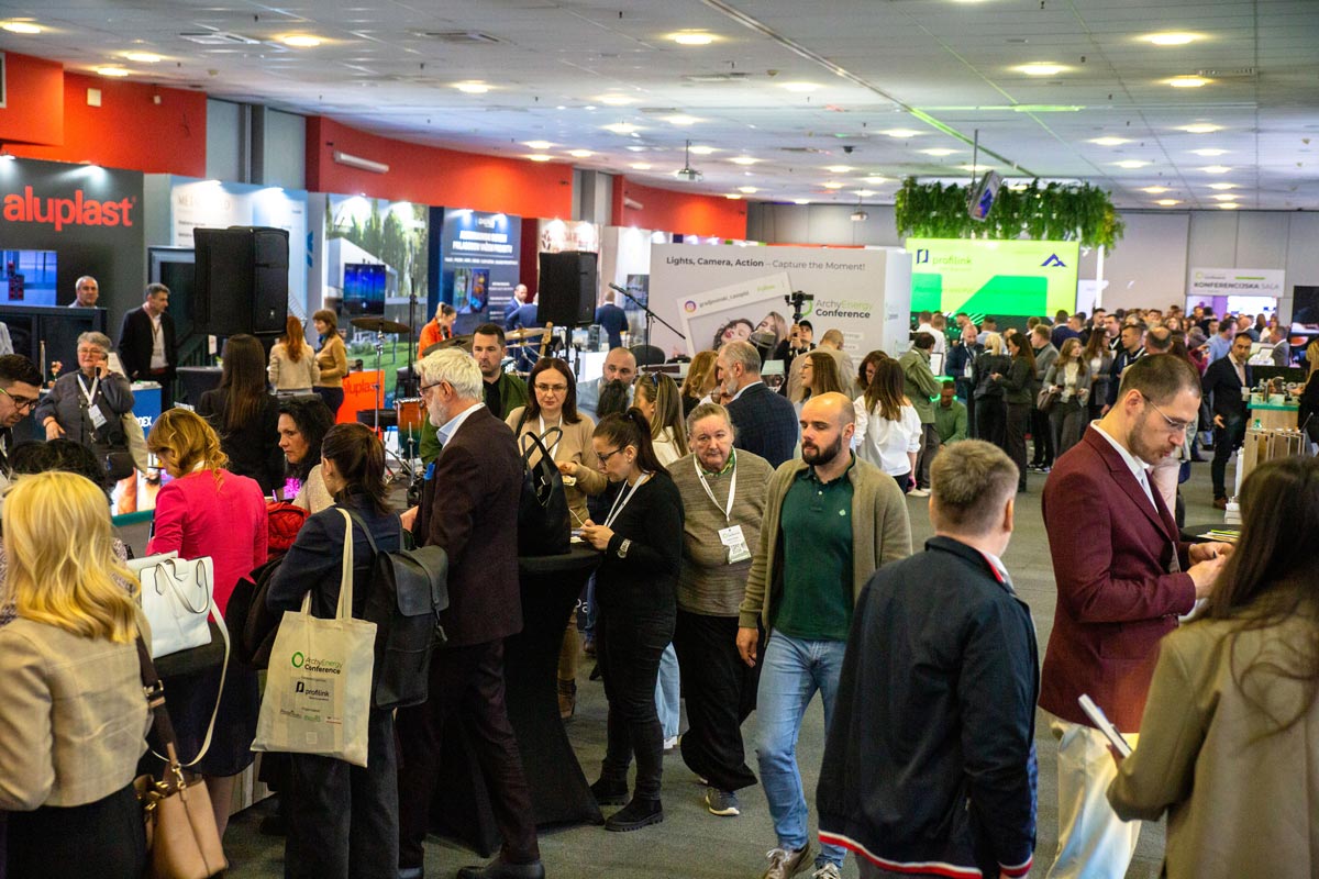 Izložbeni prostor na stručnoj konferenciji i sajmu ArchyEnergy 2025