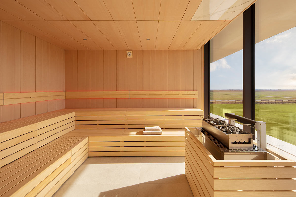 Sauna u okviru Hotela Materra / photo: Koridor 27
