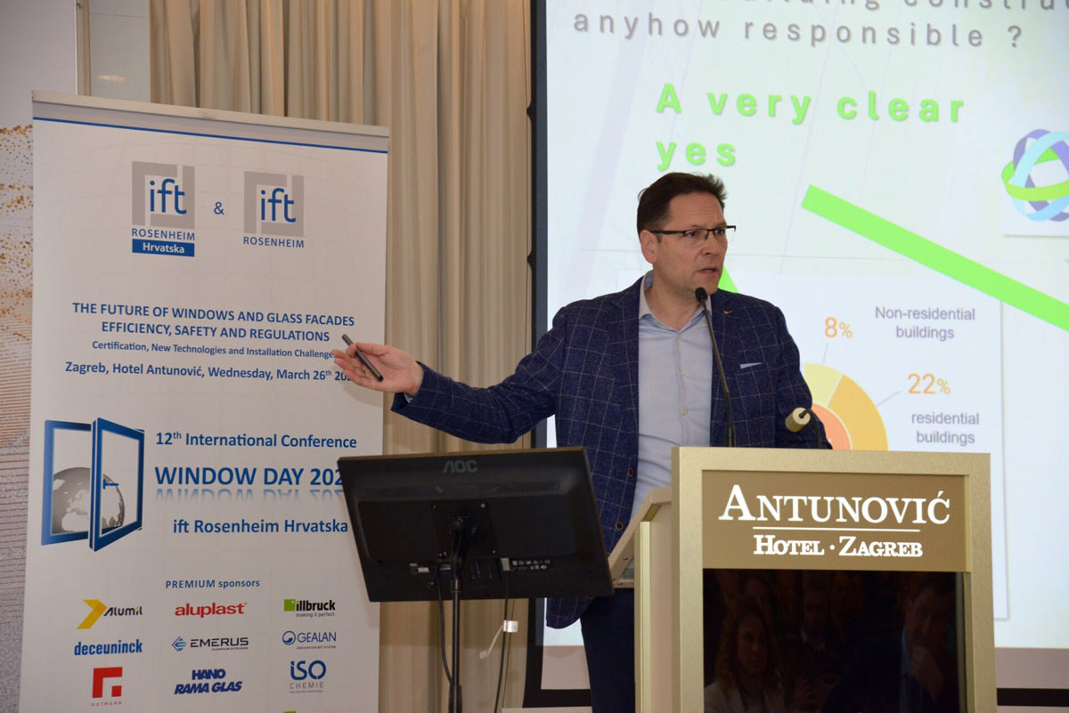 Ing. Alexander Riemer, MBA, na konferenciji DAN PROZORA / photo: Ift Hrvatska d.o.o.