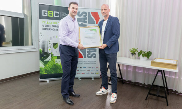 Framos Campus na dodeli godišnje nagrade za zelenu gradnju najboljim projektima, instituciji i osobi godine / photo: GBC