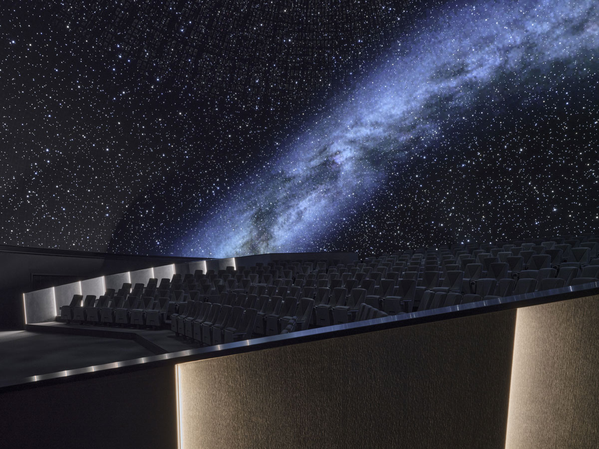LED tehnologija u dvorani Praškog planetarija / photo: BoysPlayNice