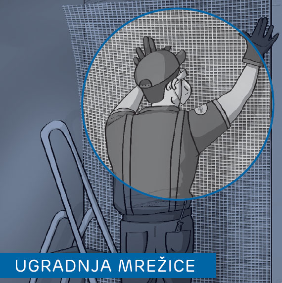Ugradnja mrežice / photo: ARP d.o.o.