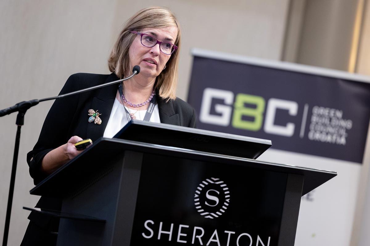 Irena Križ Šelendić, Ravnateljica Uprave za energetsku učinkovitost u zgradarstvu / foto: GBC Croatia