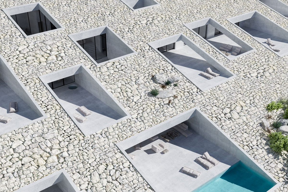 Projekt: The Subterram, terase / 3D vizualizacija: PROARH
