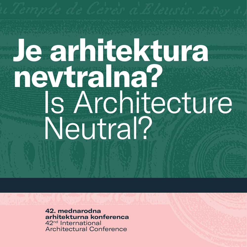 42. međunarodna konferencija Piranski dani arhitekture / baner: Piranski dani arhitekture