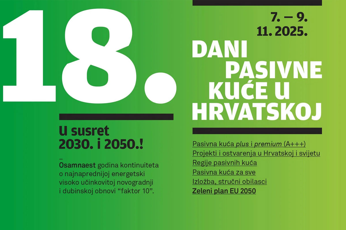 18. Dani pasivne kuće u Hrvatskoj 1 Baner: 18. Dani pasivne kuće u Hrvatskoj