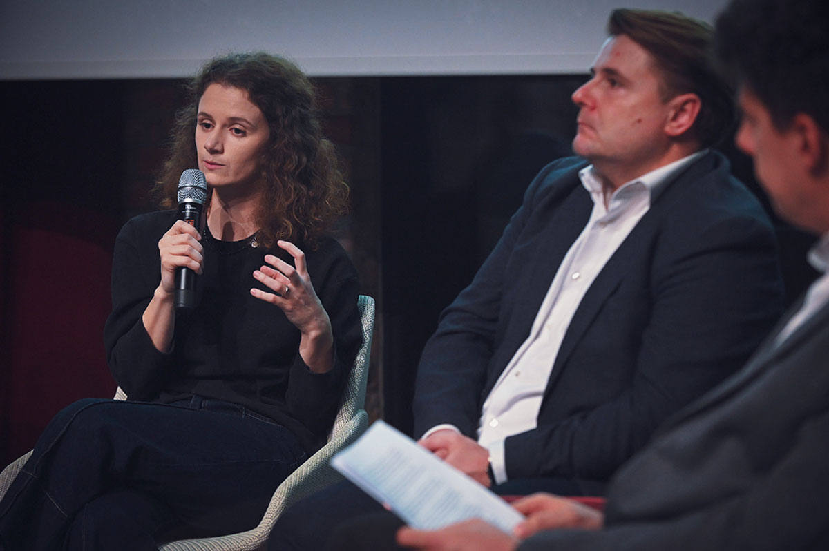 Lore Heršak na tribini Grad i promet / photo: Denis Lepur