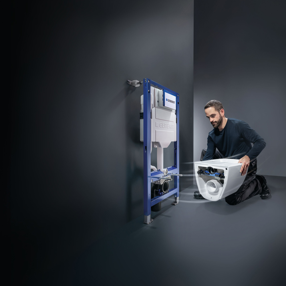 40% brža ugradnja wc školjke / photo: Geberit