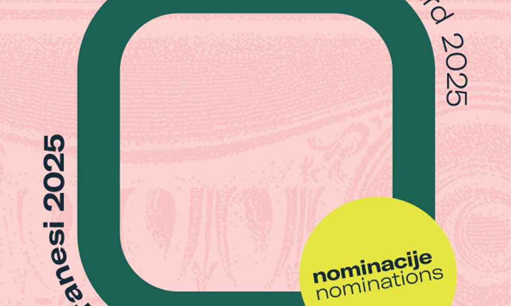 Nominacije za Piranesi nagradu 2025 / baner: Piranski dani arhitekture