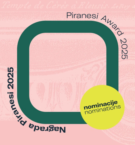 Nominacije za Piranesi nagradu 2025 / baner: Piranski dani arhitekture
