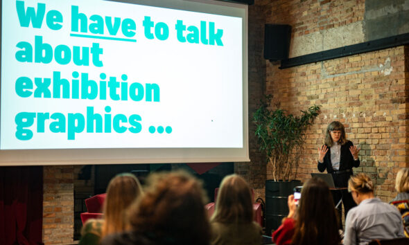 Urania x MUZE: Prostor kao narativni medij – predavanje Jone Piehl o ulozi grafičkog dizajna u prostornoj komunikaciji / photo: Sanjin Kaštelan