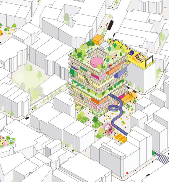 Co-living Design Study / vizualizacija: MVRDV