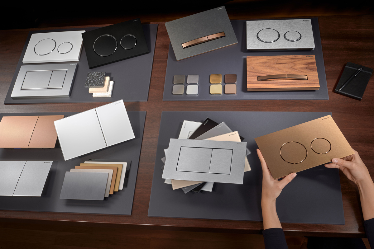 Tipke za aktiviranje u različitim izvedbama / photo: Geberit