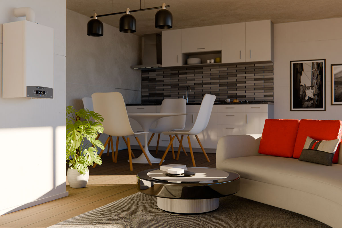 Ariston Nimbus NET R32 u interijeru / photo: Ariston