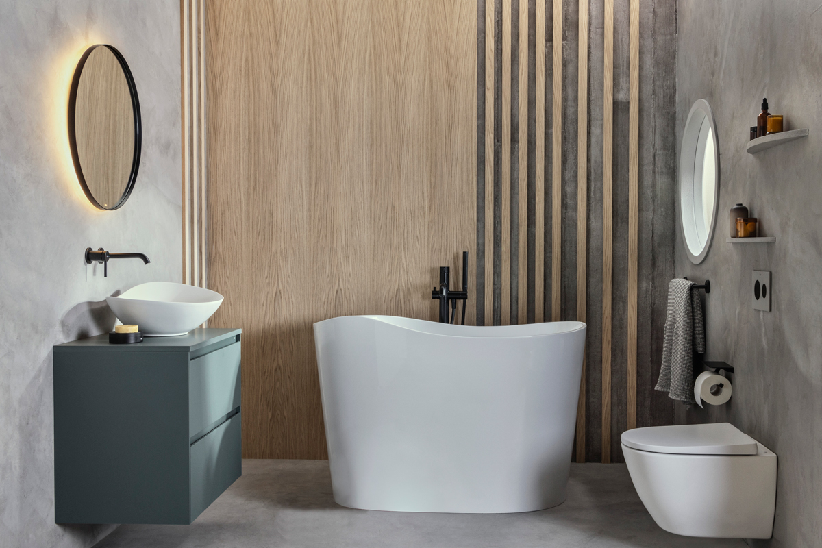 Ohtake: skulpturalna elegancija inspirirana prirodom i japanskom kulturom 1 Ohtake kada u interijeru kupaonice / photo: ROCA