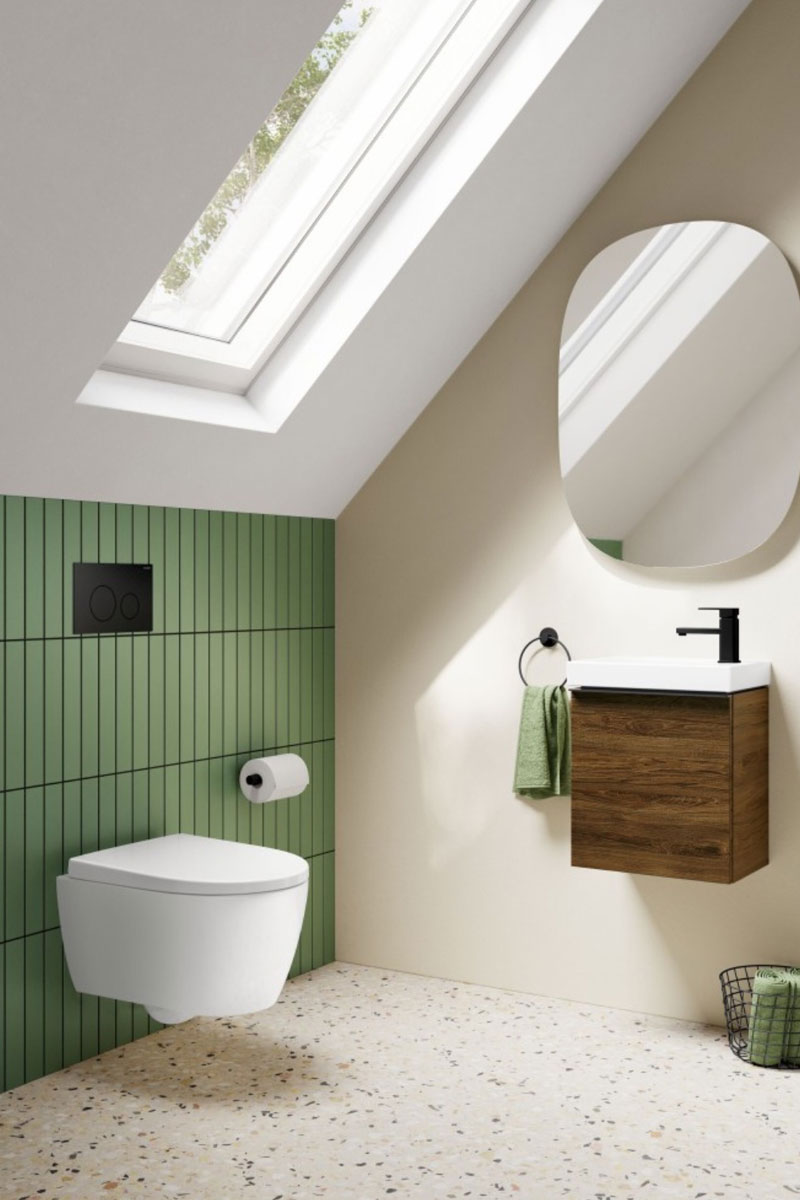 Kako izgleda moderna kupaonica? - Pregled kupaonskih trendova 3 Prirodni materijali i organski oblici, kupaonski trendovi 2026 / phoot: Geberit