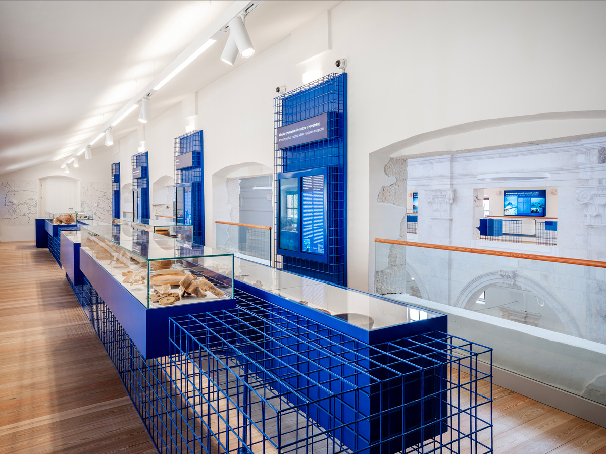 Intervju: Vedrana Vrabec i Marko Rašić - Brendiranje prostora kao režija iskustva 9 Sv. Nikola, Međunarodni centar za podvodnu arheologiju, Zadar, 2024. / koautori: Muze, Studio A38 / produkcija: Accessus, AVC Zagreb / photo: Bosnić+Dorotić