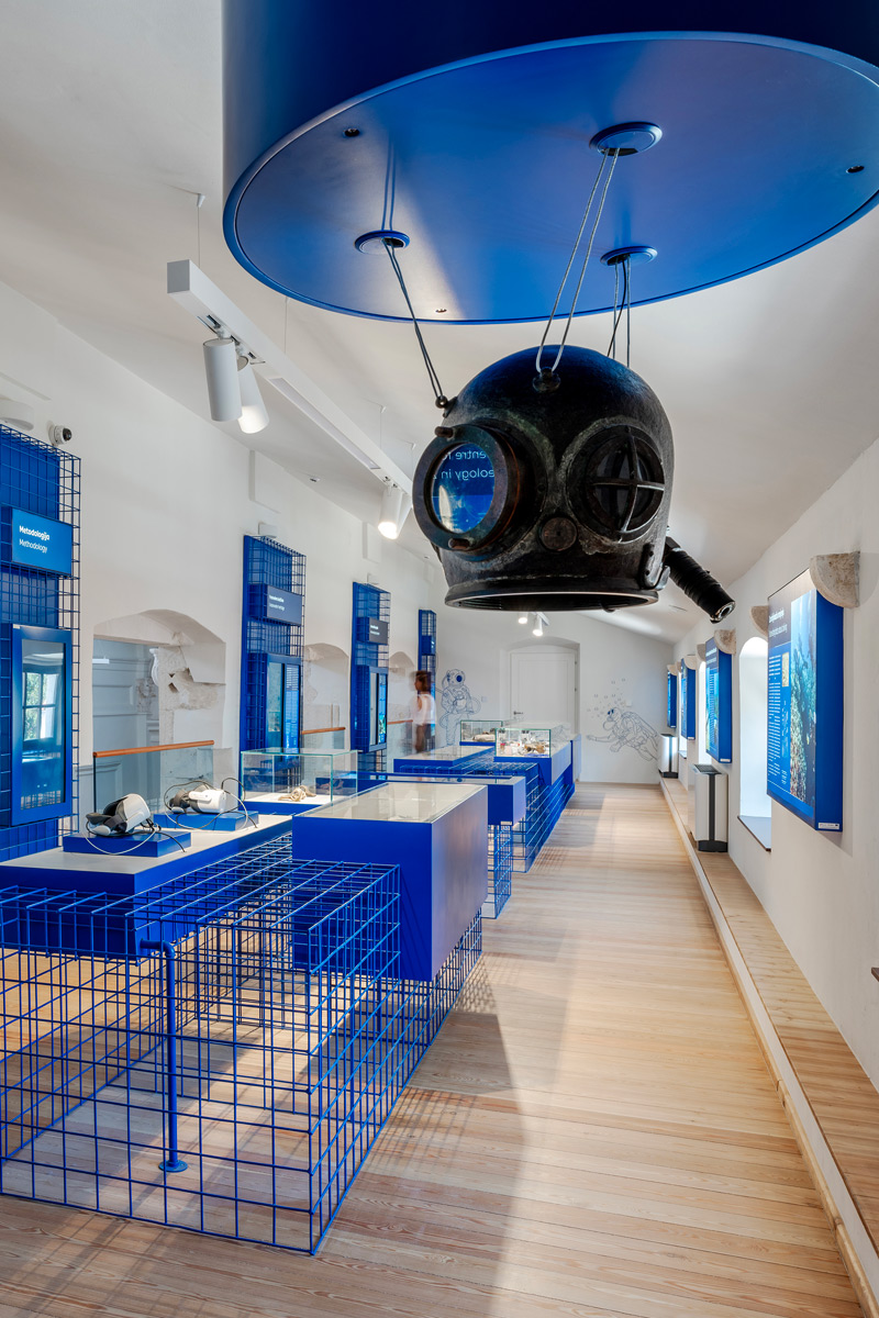 Intervju: Vedrana Vrabec i Marko Rašić - Brendiranje prostora kao režija iskustva 10 Sv. Nikola, Međunarodni centar za podvodnu arheologiju, Zadar, 2024. / koautori: Muze, Studio A38 / produkcija: Accessus, AVC Zagreb / photo: Bosnić+Dorotić