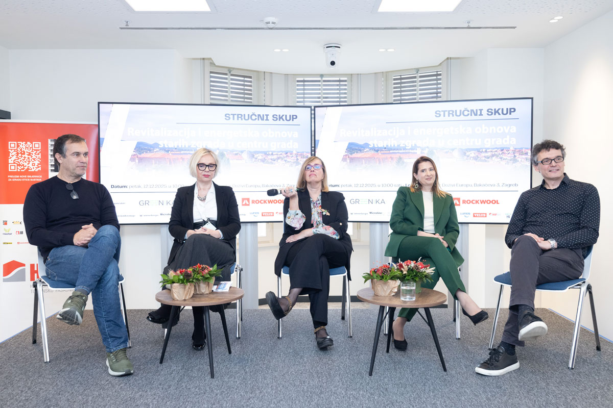 Stručni skup: Revitalizacija i energetska obnova starih zgrada u centru grada 3 Panel diskusija na stručnom skupu: Revitalizacija i energetska obnova starih zgrada u centru grada / photo: GREENIKA