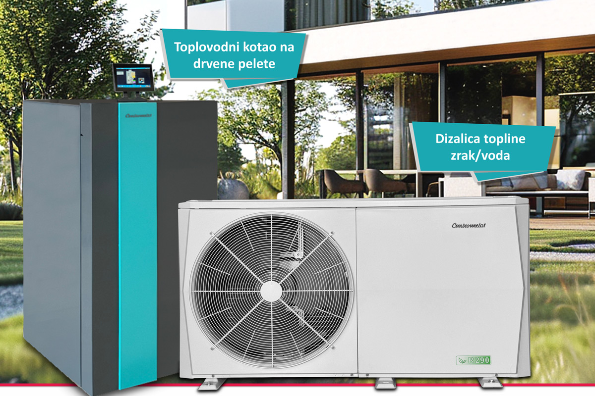 Hibridni sustavi dizalica topline s kotlovima na biomasu 1 Hibridni sustavi dizalica topline s kotlovima na biomasu / photo: Centrometal