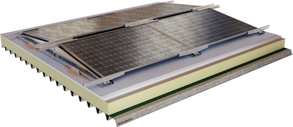 Fotonaponski sustav kao sastavni dio arhitektonskog koncepta 3 SikaRoof® Solar Mount-2 (SSM2) / foto: Sika