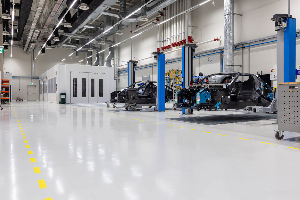 ESD podovi vrhunske kvalitete na RIMAC CAMPUSU 1 ESD podovi u RIMAC CAMPUSU / photo: Miljenko Hegedić