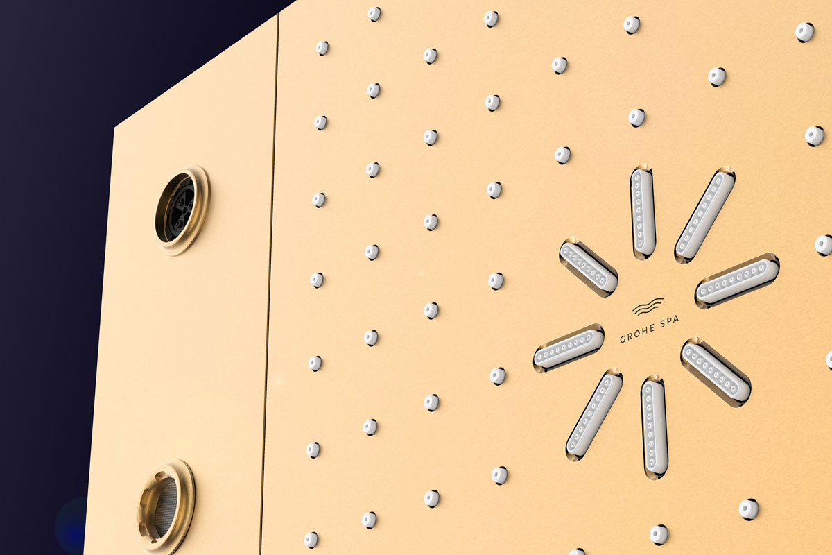 GROHE Grohtherm Aqua Tiles - Termostat za preciznu kontrolu podešavanja tuša 2 GROHE Grohtherm Aqua Tiles ugradbeni termostat / photo: GROHE