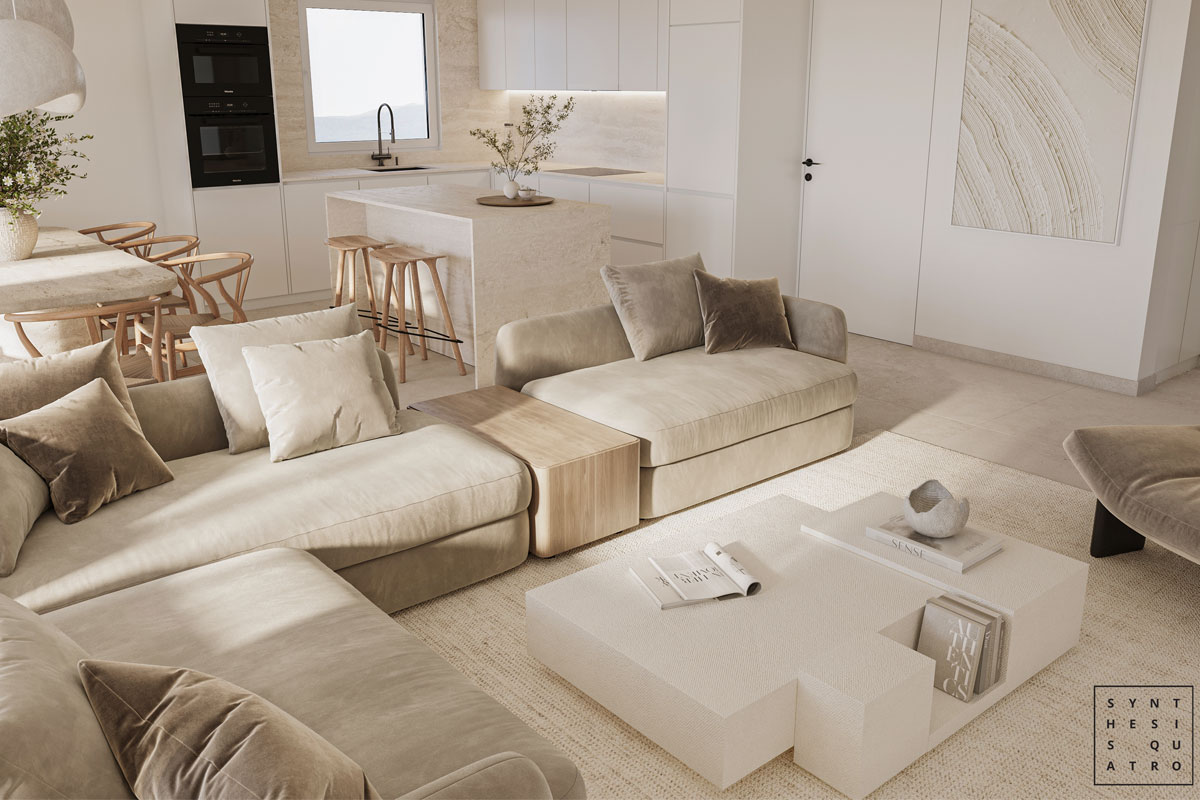 projekt: Synthesis Quatro - Suptilna arhitektura, taktilni doživljaj: Vila Marušići 5 projekt: Vila Marušići / autor projekta: Synthesis Quatro d.o.o. / 3D vizualizacija: Aleksandar Lazić