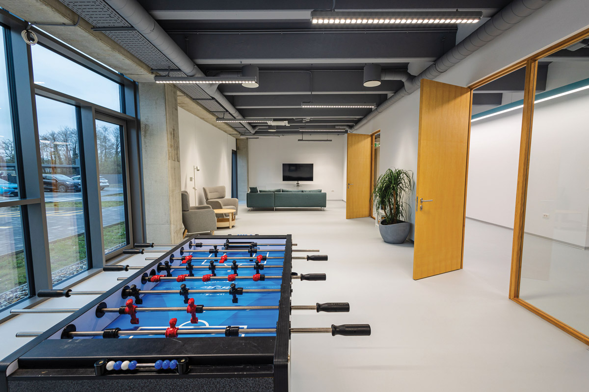 Održiva gradnja u fokusu: Certificiranje prema DGNB standardu 6 Prostor za odmor i razonodu FRAMOS kampusa u Čakovcu / photo: FRAMOS Technologies d.o.o