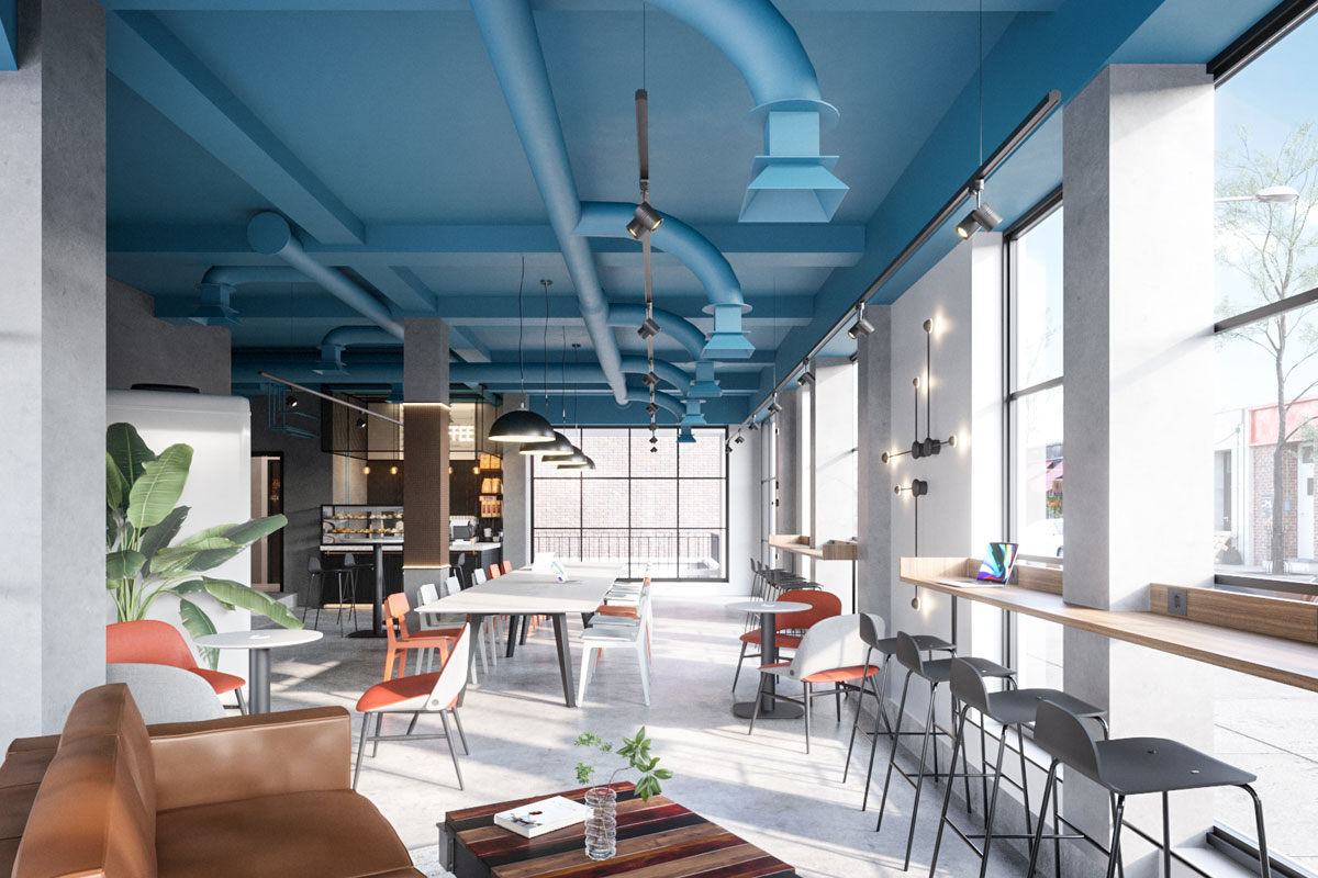 Važnost i utjecaj boja u javnim objektima na psihologiju 1 Coworking ured, London / autorice projekta: Tamara Gavrić i Slađana Cvetković