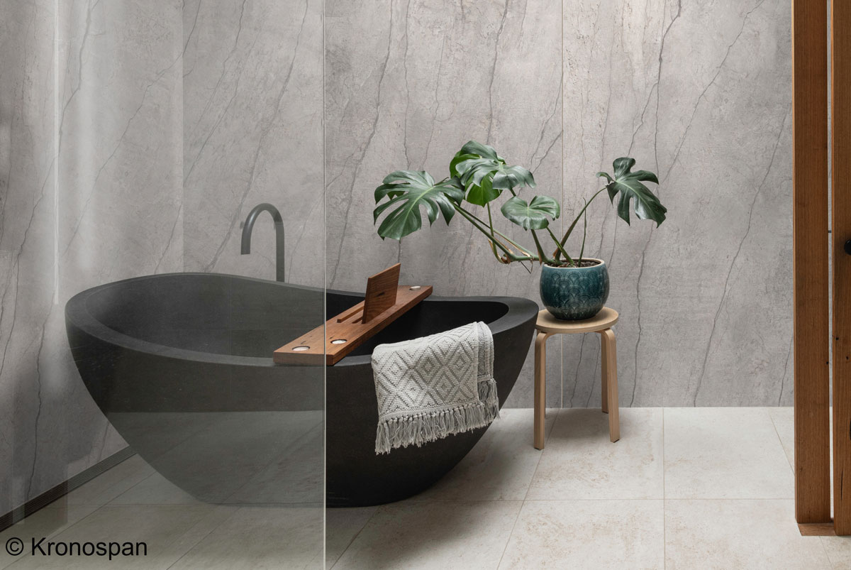 Vodootporne zidne obloge za suvremene interijere 3 Rocko by ©Kronospan vodootporni zidni paneli / photo: ©Kronospan