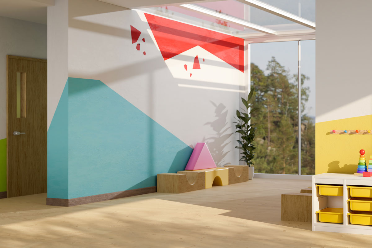 Važnost i utjecaj boja u javnim objektima na psihologiju 6 Boje u interijeru prostora za djecu