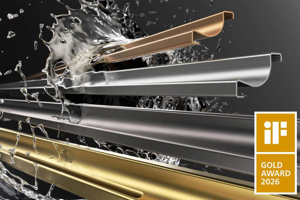 TECEdrainway nastavlja niz međunarodnih uspjeha: Nakon iF GOLD AWARD 2026 osvojio i BIG SEE Product Design Award 2026 3 TECEdrainway osvojio iF DESIGN AWARD 2026 – iF GOLD AWARD 2026 / photo: TECE