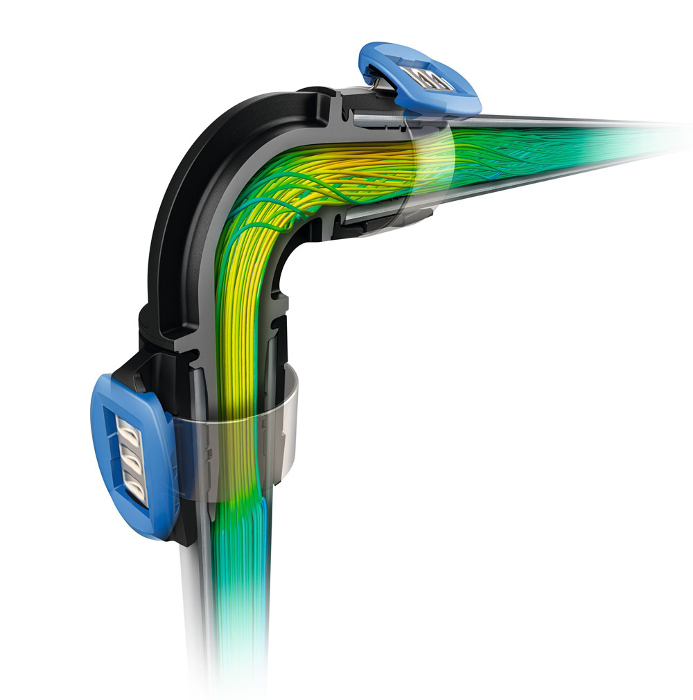 Geberit - MASTERING WATER 2 MASTERING WATER Geberit FlowFit bez gubitka pritiska vode / photo: Geberit