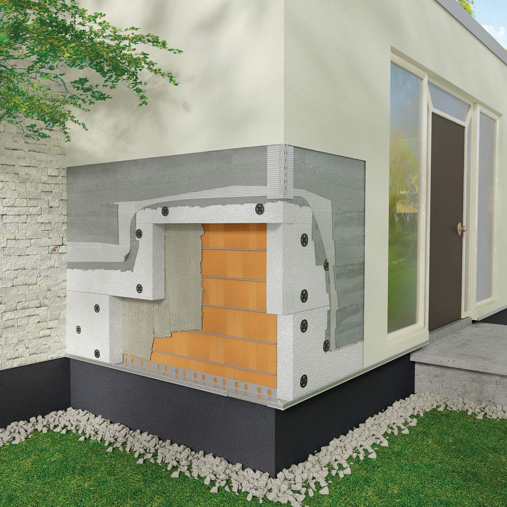 Sikatherm® ETICS fasadni sustavi za dugoročnu sigurnost i udobnost 2 Presjek Sikatherm® ETICS fasadnog sustava / photo: Sika Croatia d.o.o.