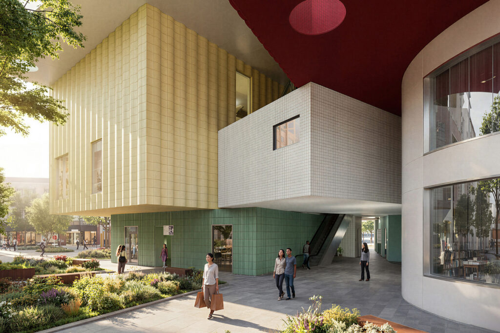 projekt: MVRDV - Art Village kao vertikalna reinterpretacija okolnog naselja 4 projekt: Art Village / autor projekta: MVRDV / 3D vizualizacija: MVRDV