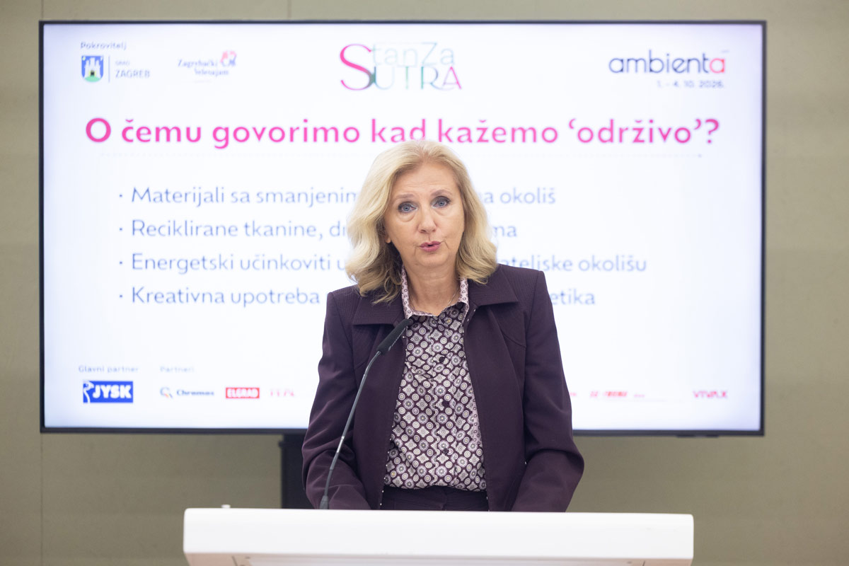Na Zagrebačkom velesajmu otvorena Ambienta 2026 8 Gordana Daniel, direktorica razvoja nacionalnih programa SOS Dječje Selo Hrvatska / photo: Boris Ščitar