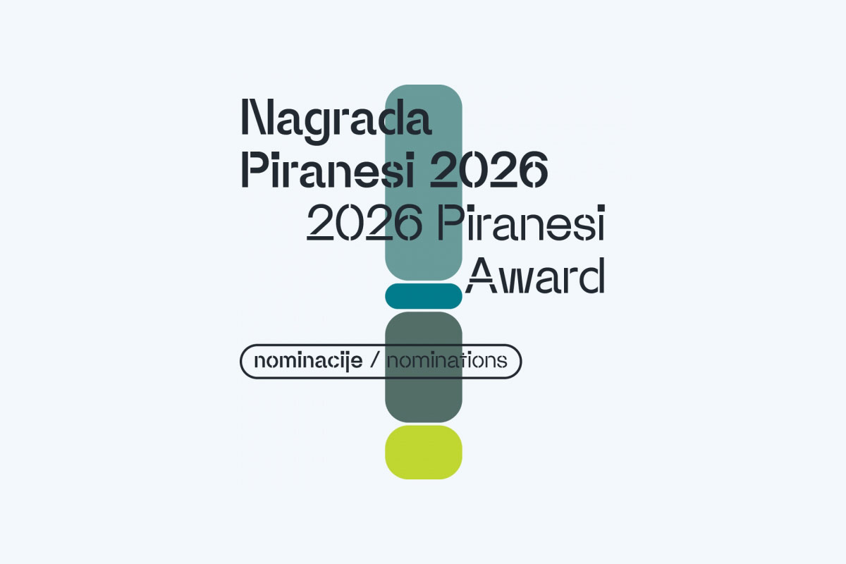 Projekti iz Hrvatske u trci za nagradu Piranesi 2026 1 Nominacije za nagradu Piranesi 2026 / baner: Piranski dani arhitekture