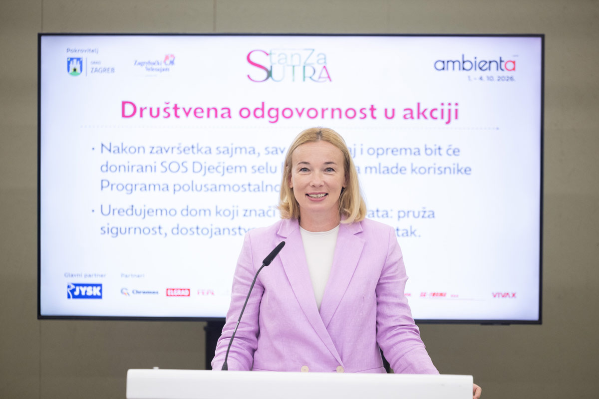 Na Zagrebačkom velesajmu otvorena Ambienta 2026 3 Renata Suša, direktorica Zagrebačkog velesajma / photo: Boris Ščitar