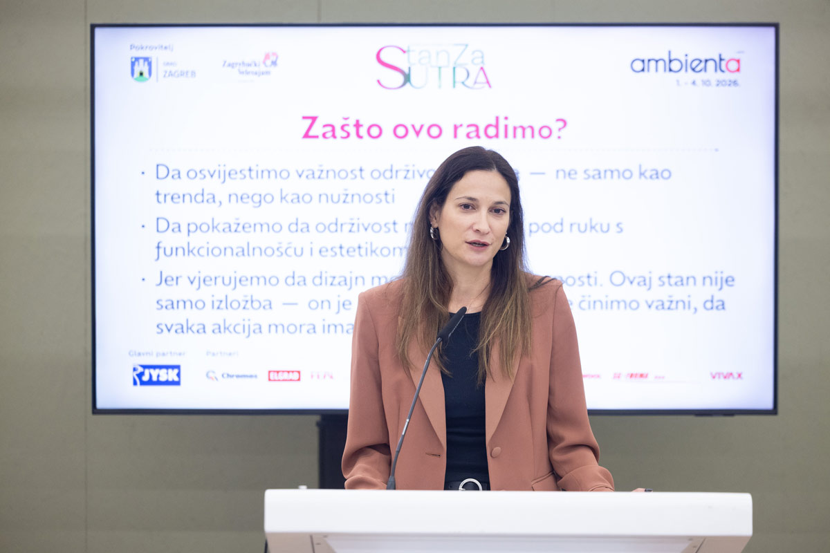 Na Zagrebačkom velesajmu otvorena Ambienta 2026 7 Sandra Đolo, rukovoditeljica Službe korporativnih komunikacija Konzuma plus / photo: Boris Ščitar